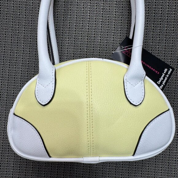 Contemporary Bowler Handbag By No Boundaries - Limoncello Color - One Size - - Picture 2 of 7